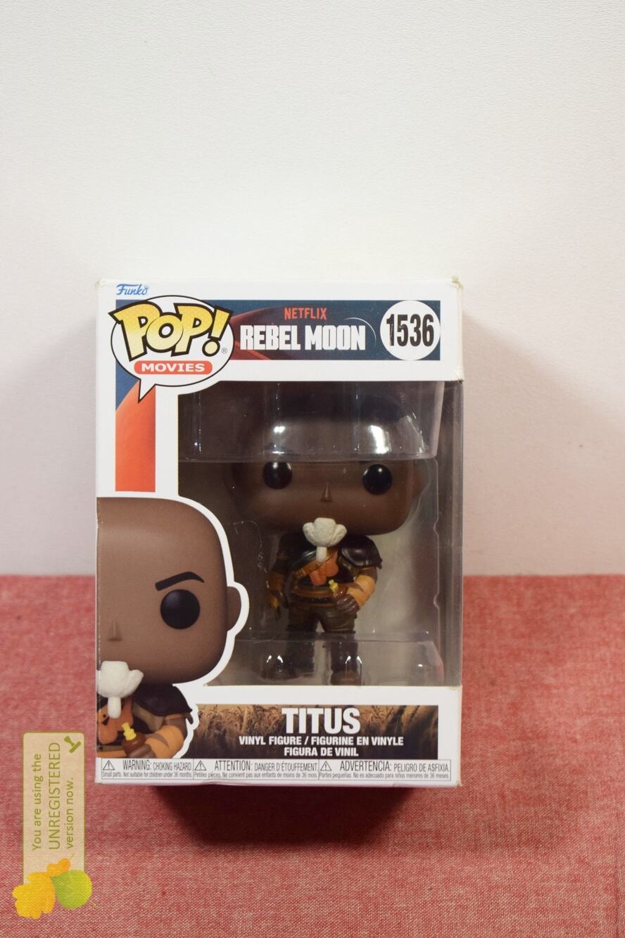 Funko POP! Movies Rebel Moon Titus Vinyl Figure #1536 (Pack Wear)